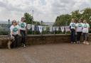 L-R: Sara Hall, Ruth Fitzharris, Frances Buckingham, Alex Lawson, Diana Smith at Alexandra Palace