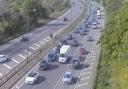 Picture of live traffic on M4