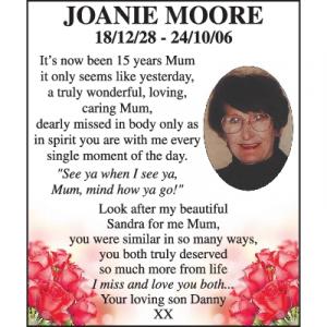 JOANIE MOORE