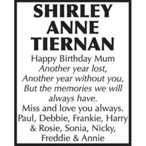 Shirley Ann Tiernan