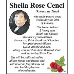 Sheila Rose Cenci