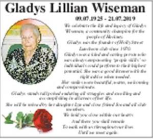 Gladys Lillian Wiseman