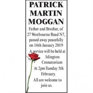 Patrick Martin Moggan