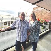 10 Epworth Street resident John, pictured with Carol