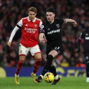 Martin Odegaard and Declan Rice played together for Arsenal for the first time at the weekend