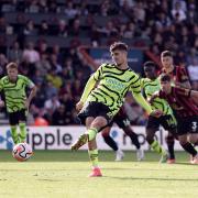 Kai Havertz scores his first goal for Arsenal at Bournemouth