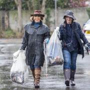 Volunteers ready for the Great British Spring Clean