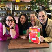 Yotam Ottolenghi with Comfort co-authors Verena Lockmuller, Helen Goh and Tara Wigley