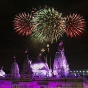 The spectacular Diwali fireworks will take place at Neasden Temple this year on October 31st