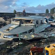 London couple left homeless after violent storm destroys houseboat