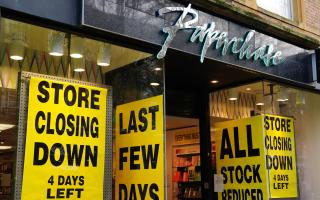 One Paperchase store pictured before closing down - as the remaining 106 stores are also set to close