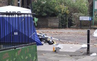 A crime scene in Islington