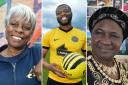 Civic award winners Janette Collins, Bobby Kasanga and Felicia Ogunleye. Pictures: Polly Hancock