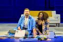 James McArdle as Henry and Susan Wokoma as Charlotte in The Real Thing at The Old Vic