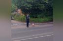 A police cordon was put in place in Ingrave Road on Thursday (September 12)