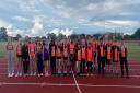 Stevenage & North Herts Athletics Club at the EYAL final. Picture: SNHAC