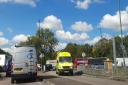 The fire broke out at a commercial property on Mulberry Way yesterday (September 16) at around 10am, with crews from London Fire Brigade and London Ambulance Service dispatched to the scene