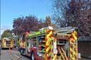 Fire crews in Faraday Road, Wimbledon