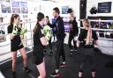 A boxing class in London