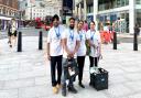 Jorawar Singh Rathour (left) with other volunteers from the London Homeless Welfare Team