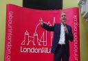 Keir Starmer speaking at the Labour's campaign launch in Barnet