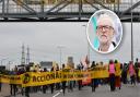 Jeremy Corbyn has joined climate campaigners in calling for a pause and review