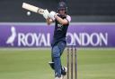 Robbie White in batting action for Middlesex during Essex Eagles vs Middlesex, Royal London One-Day Cup Cricket at The Cloudfm County Ground on 25th July 2021