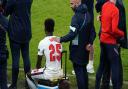 England's Bukayo Saka (25) is dejected following the UEFA Euro 2020 Final at Wembley Stadium, London. Picture date: Sunday July 11, 2021.