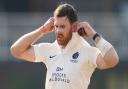 Middlesex's James Harris during day two of The Bob Willis Trophy match at Radlett Cricket Club, Radlett.