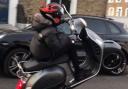 A stock image of a member of a moped gang. Picture: Met Police/PA Wire