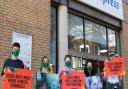 Camden Greenpeace volunteers outside Tesco on Caledonian Road