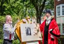 The unveiling of Islington Heritage Trail's first plaque honouring Bob Crossman.