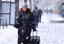 Commuters battle through snow in Upper Street on Wednesday morning. Picture: Polly Hancock