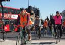 Cyclists enjoy car-free day in Archway. Picture: Islington Council