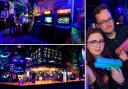 The new Shoreditch NQ64 arcade bar is located in Old Street and is a 9000 square foot “neon splattered drinking den”