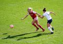 Arsenal and Tottenham battle it out during the 2022-23 WSL season