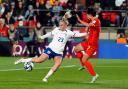 Alessia Russo in action for England against China