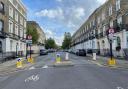 A traffic filter in Great Percy Street