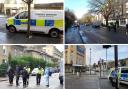 A crime scene was in place in Tufnell Park Road throughout yesterday (December 12)