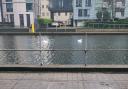 A view of the canal from Crest Buildings in Wharf Road