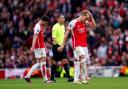 Martin Odegaard looks dejected