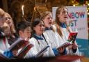 Elstree School choir public performance in Knightsbridge