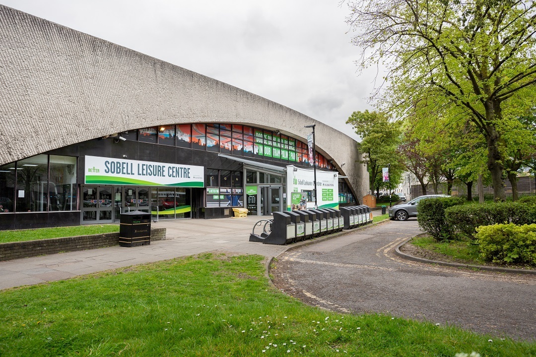 A Picture Of The Outside Of The Sobell Leisure Centre In Islington pic Islington council, free for use by partners of BBC news wire service