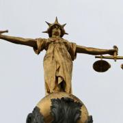 Pomeroy's Statue of Lady Justice atop the Central Criminal Court building at the Old Bailey