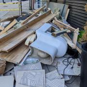 Damaged fittings from Broccoli cafe in Hornsey Road, following a flood in August 2022