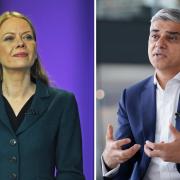 London Assembly member Sian Berry and mayor Sadiq Khan