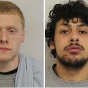 Jailed: phone snatchers Jack Burt and Jack Marsh. Picture: Met Police