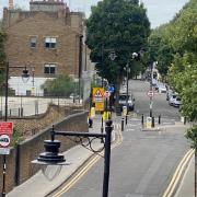 New bollards blocking through-traffic in the St Peter's people-friendly neighbourhood.