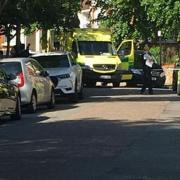 Emergency services attend Hornsey Rise Gardens after reports of gunshots being fired.