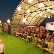 How the new beer garden is set to look